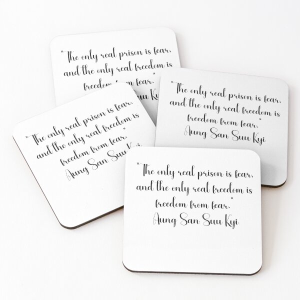 Item preview,  Aung San Suu Kyi Quotes designed and sold by 4ever-Undaunted.