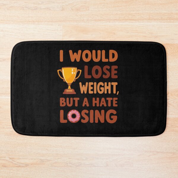 Item preview, I Hate Losing: Funny Weight Loss Diet Pun Donut Trophy Humor designed and sold by Tucker-Art.