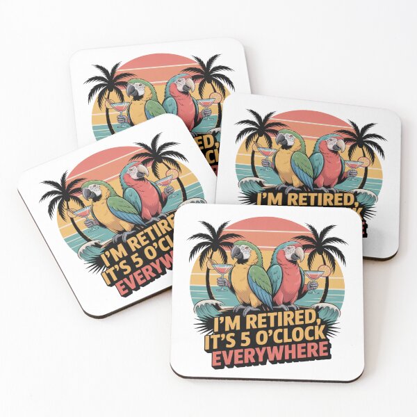 Item preview, I’m Retired It’s 5 O’Clock Everywhere, Funny Tropical Retirement Classic T-Shirt  designed and sold by podlook.