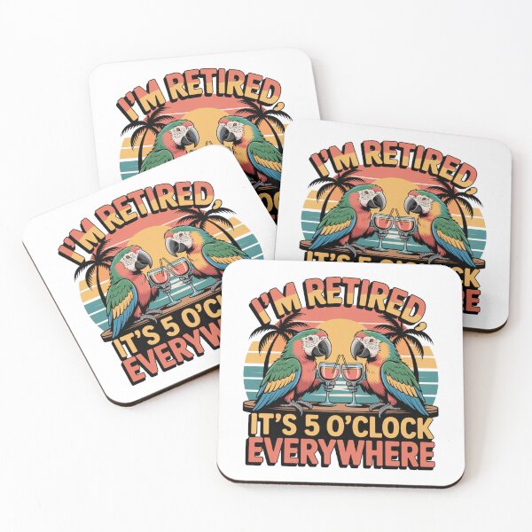 Item preview,  I’m Retired It’s 5 O’Clock Everywhere, Funny Tropical Retirement Classic T-Shirt  designed and sold by podlook.