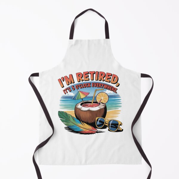 Item preview, I’m Retired It’s 5 O’Clock Everywhere, Funny Tropical Retirement Classic T-Shirt designed and sold by podlook.