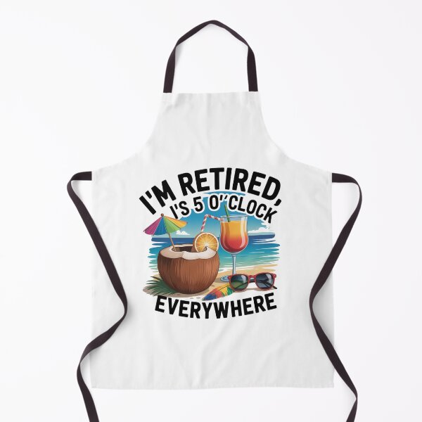 Item preview, I’m Retired It’s 5 O’Clock Everywhere, Funny Tropical Retirement Classic T-Shirt designed and sold by podlook.