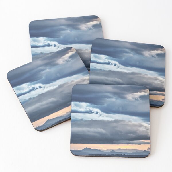 Item preview, Storm clouds casting shadows on distant mountains designed and sold by pcole123.