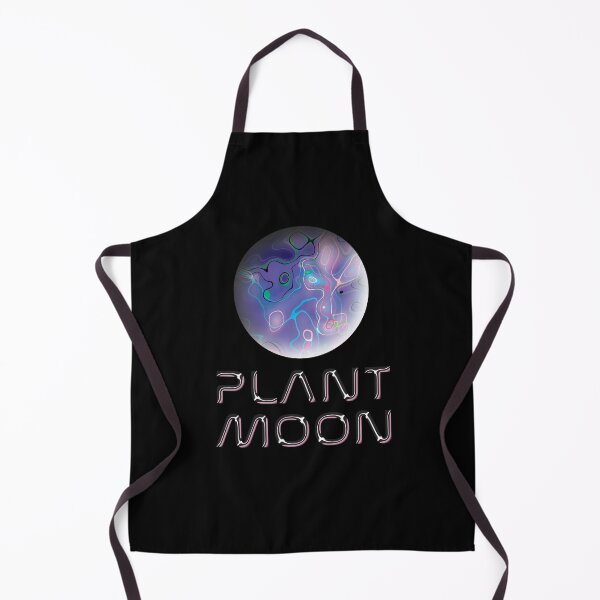 Item preview, Illuminating Abstract Plant Moon in Violet, Pink, and Blue  designed and sold by cremedecolor.