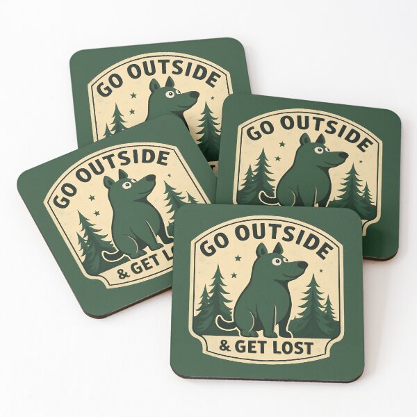 Item preview, Go Outside and Get Lost | Explore Nature Outdoor Adventure Design designed and sold by Standout Concepts®.