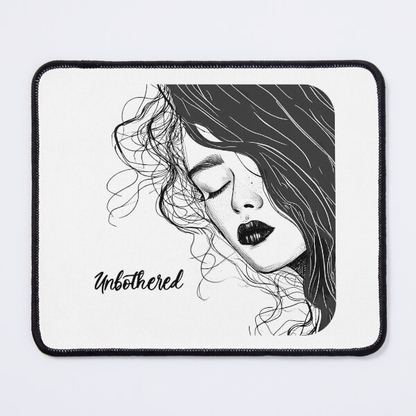 Item preview, Unbothered Confidence Classy Minimalist Woman Portrait designed and sold by Standout Concepts®.