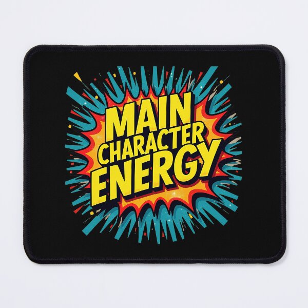 Item preview, Main Character Energy Retro Comic Pop Art Starburst designed and sold by Standout Concepts®.