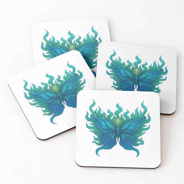 Item preview, Flaming Blue Butterfly designed and sold by VelvetRoom.