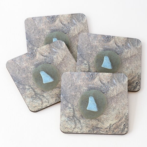 Item preview, blue triangle on a green circle designed and sold by carineavecunc.