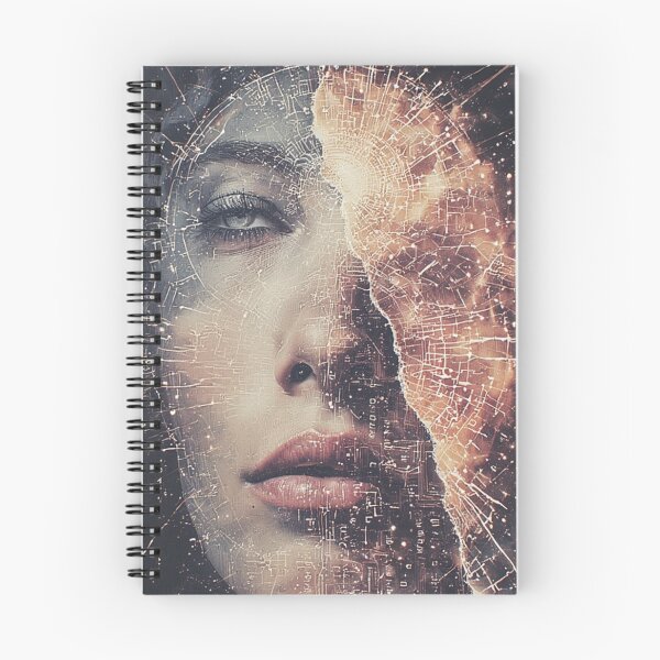Item preview, Existential Tear: Shattered Inner World - Emotional Revelation Portrait Art designed and sold by Eden Underground Radio (Official Merch).