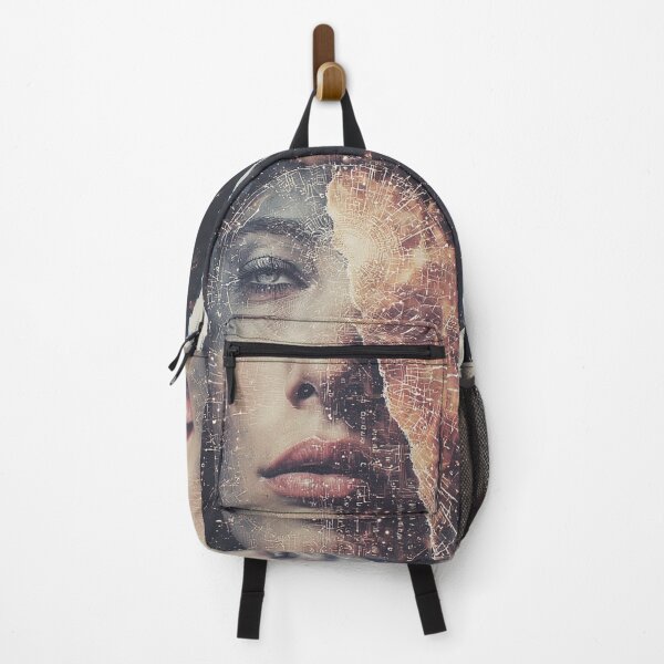 Item preview, Existential Tear: Shattered Inner World - Emotional Revelation Portrait Art designed and sold by Eden Underground Radio (Official Merch).