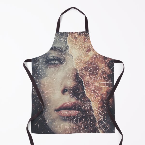 Item preview, Existential Tear: Shattered Inner World - Emotional Revelation Portrait Art designed and sold by Eden Underground Radio (Official Merch).