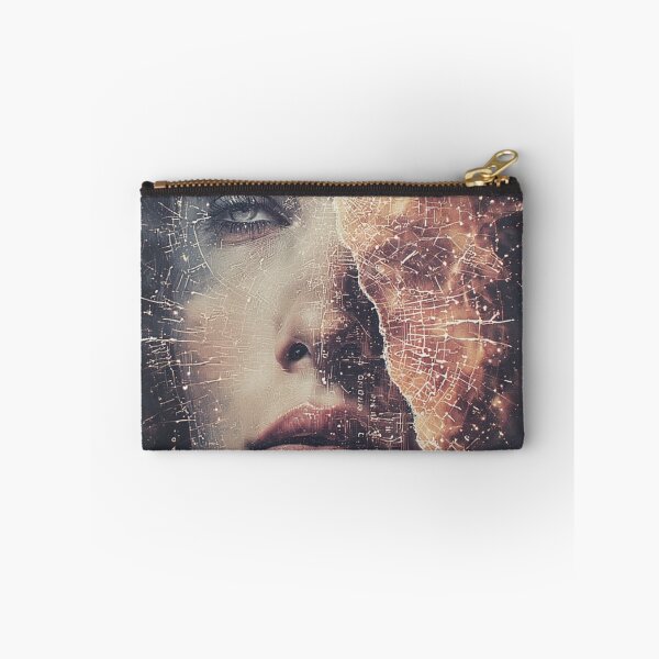 Item preview, Existential Tear: Shattered Inner World - Emotional Revelation Portrait Art designed and sold by Eden Underground Radio (Official Merch).