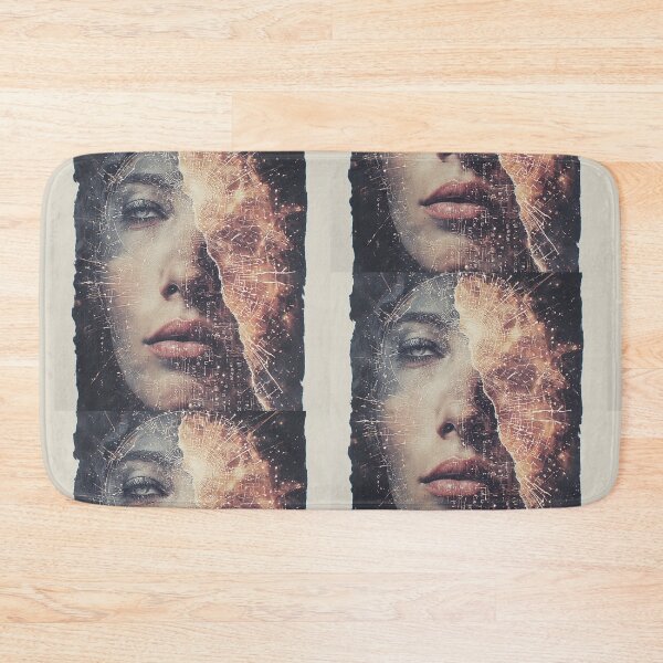 Item preview, Existential Tear: Shattered Inner World - Emotional Revelation Portrait Art designed and sold by Eden Underground Radio (Official Merch).