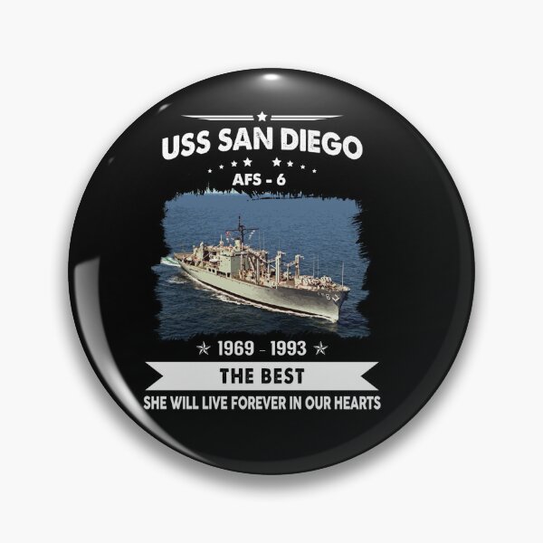 Item preview, USS San Diego AFS 6, Navy Veteran Mens Gift Idea Husband, Dad, Grandpa designed and sold by Timeless Bond Designs.