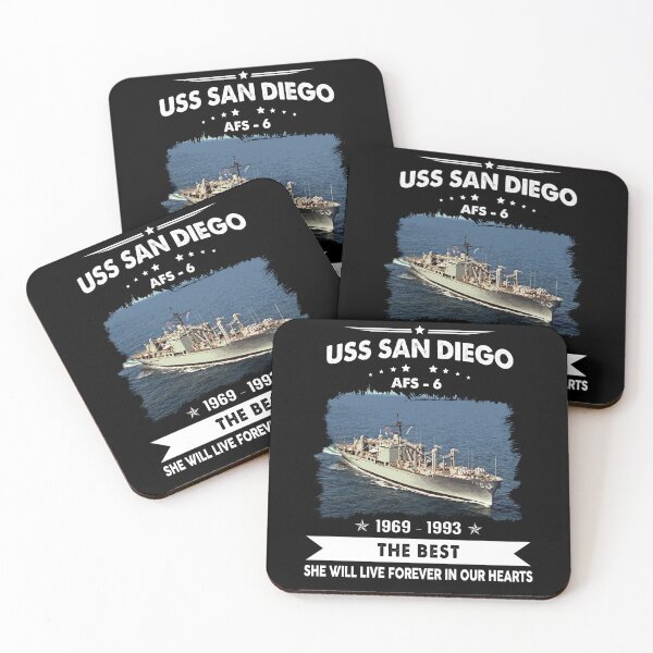 Item preview, USS San Diego AFS 6, Navy Veteran Mens Gift Idea Husband, Dad, Grandpa designed and sold by Timeless Bond Designs.