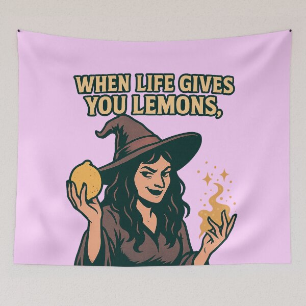 Item preview, When Life Gives You Lemons Witch, Halloween designed and sold by davidjulie.