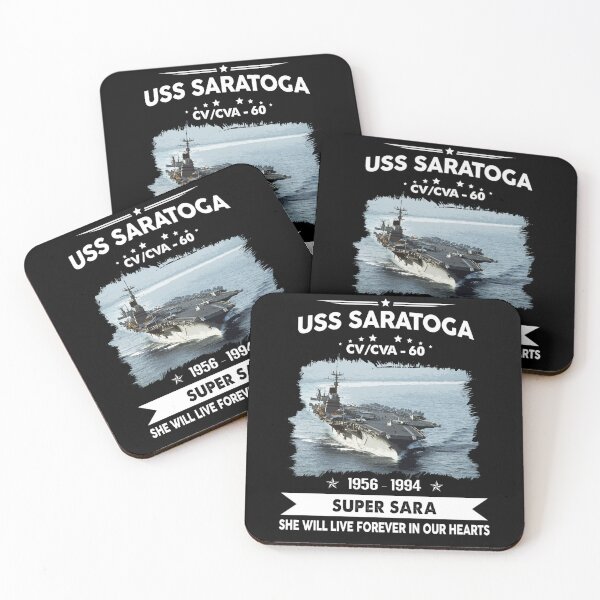 Item preview, USS Saratoga CV 60, Navy Veteran Mens Gift Idea Husband, Dad, Grandpa designed and sold by Timeless Bond Designs.