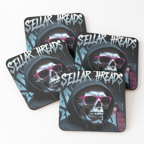 Item preview, STELLAR THREADS // Skull Vision Streetcore Drop designed and sold by Vibepop.store.