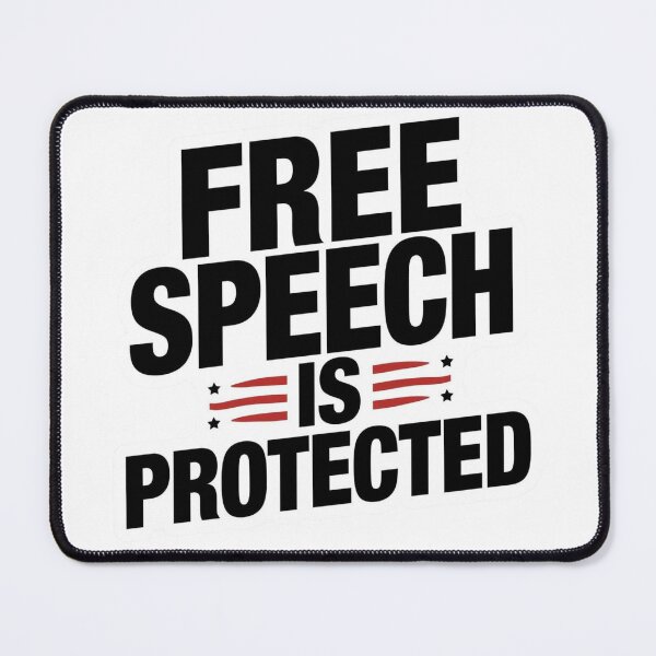 Item preview, Free Speech Is Protected designed and sold by LewpyG.