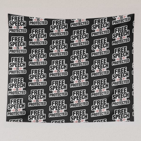 Item preview, Free Speech Is Protected designed and sold by LewpyG.