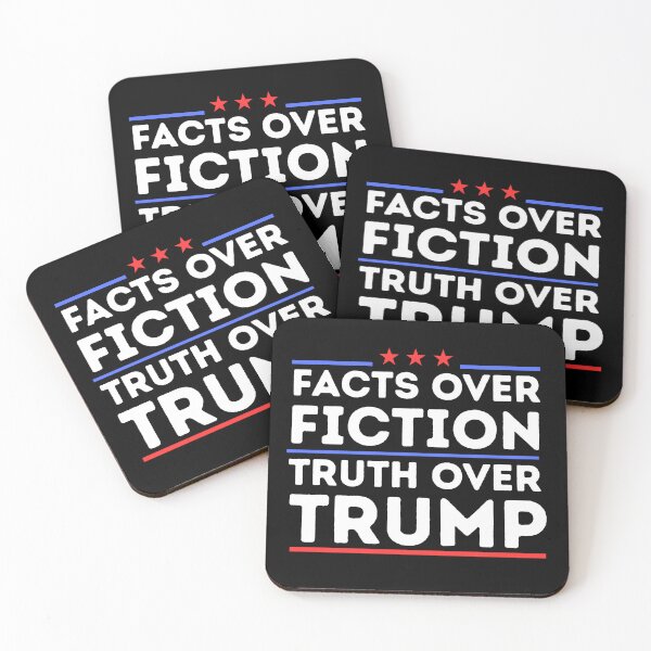 Item preview, Facts Over Fiction Truth Over Trump designed and sold by INFINITYGUY ⭐⭐⭐⭐⭐.