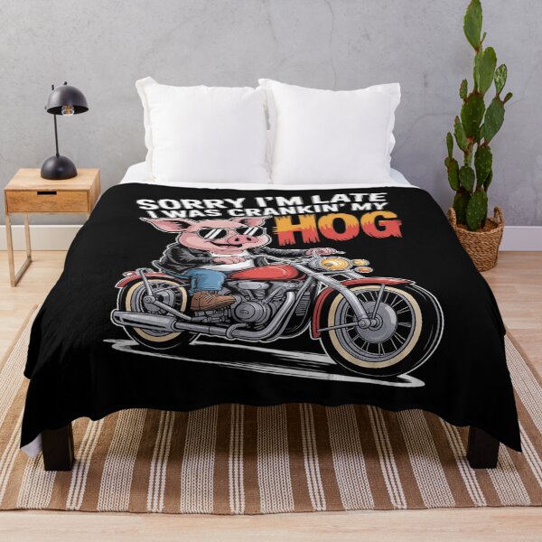 Item preview, Funny Sorry I’m Late I Was Crankin’ My Hog designed and sold by LeeEvans222.