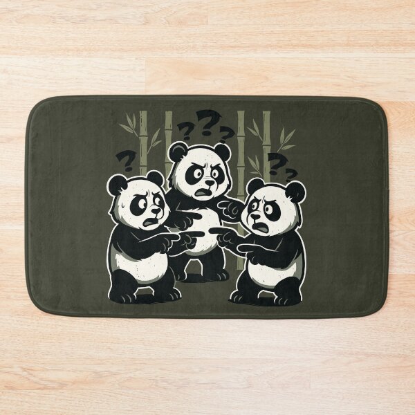 Item preview, Three Confused Pandas Pointing at Each Other designed and sold by Ghost on Toast.