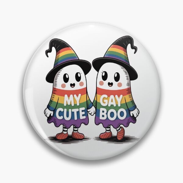 Item preview, My Cute Gay Boo Gay Couple Halloween designed and sold by VladoZork.