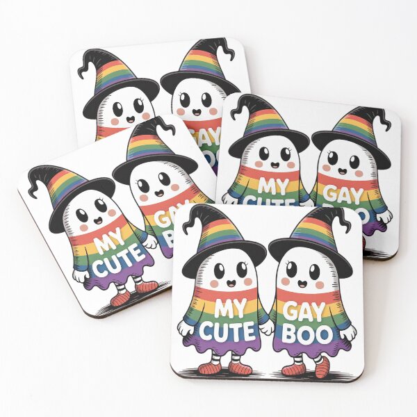 Item preview, My Cute Gay Boo Gay Couple Halloween designed and sold by VladoZork.