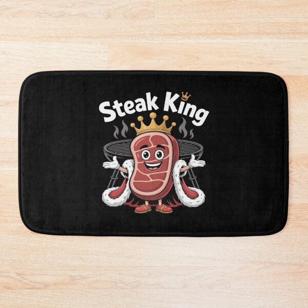 Item preview, Funny Steak King Meat Crown Grilling BBQ Meal Steak Lover designed and sold by LeeEvans222.