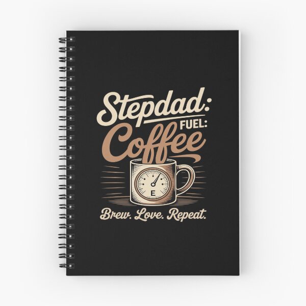 Item preview, Funny Stepdad Fuel Coffee Gauge Brew Love Repeat designed and sold by LeeEvans222.