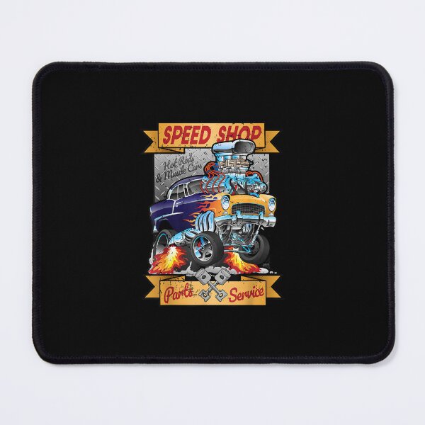 Item preview, Retro Speed Shop Hotrod Classic Muscle Car Cartoon Graphic designed and sold by MarkVHulings.