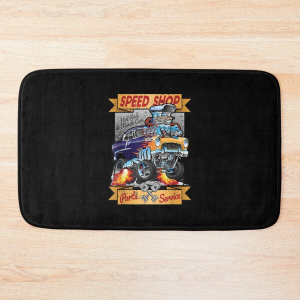 Item preview, Retro Speed Shop Hotrod Classic Muscle Car Cartoon Graphic designed and sold by MarkVHulings.