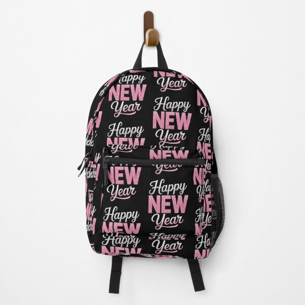 Item preview, Happy New Year 2026 Pink Glitter Typography designed and sold by Gogetgiggles.