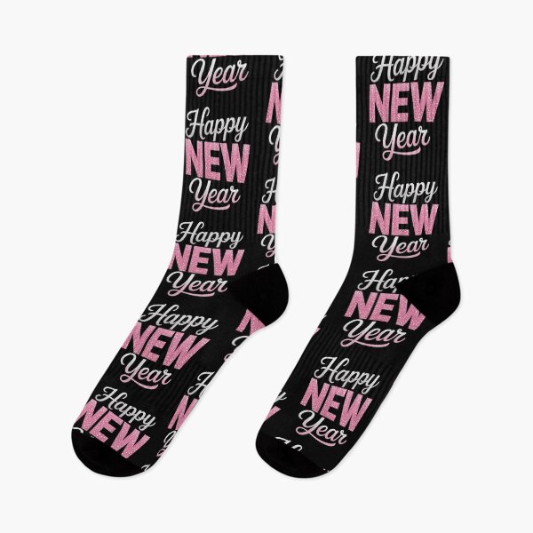 Item preview, Happy New Year 2026 Pink Glitter Typography designed and sold by Gogetgiggles.