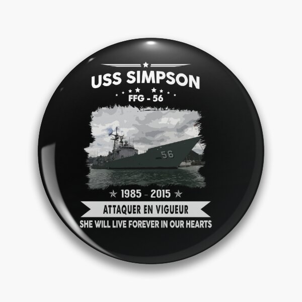 Item preview, USS Simpson FFG 56, Navy Veteran Mens Gift Idea Husband, Dad, Grandpa designed and sold by Timeless Bond Designs.