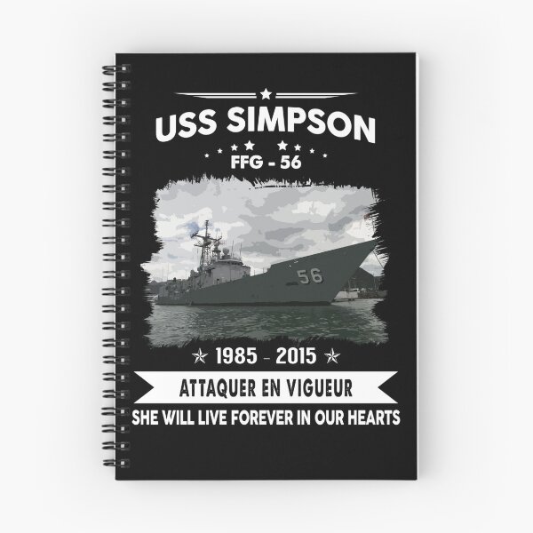 Item preview, USS Simpson FFG 56, Navy Veteran Mens Gift Idea Husband, Dad, Grandpa designed and sold by Timeless Bond Designs.