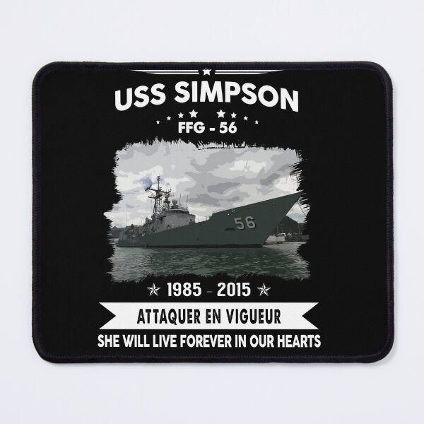 Item preview, USS Simpson FFG 56, Navy Veteran Mens Gift Idea Husband, Dad, Grandpa designed and sold by Timeless Bond Designs.