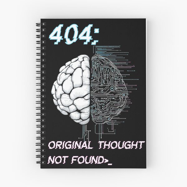 Item preview, 404 Error Message Futuristic AI Design designed and sold by Looloo Grafix.