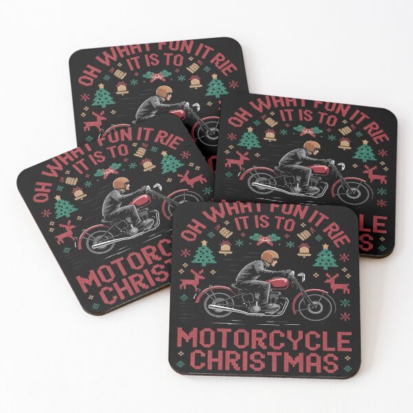 Item preview, OH WHAT FUN IT RIE IT IS TO MOTORCYCLE CHRISTMAS designed and sold by VladoZork.