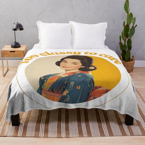 Item preview, Elegant Vintage Woman Japan Too Classy to Care designed and sold by Vintage City.
