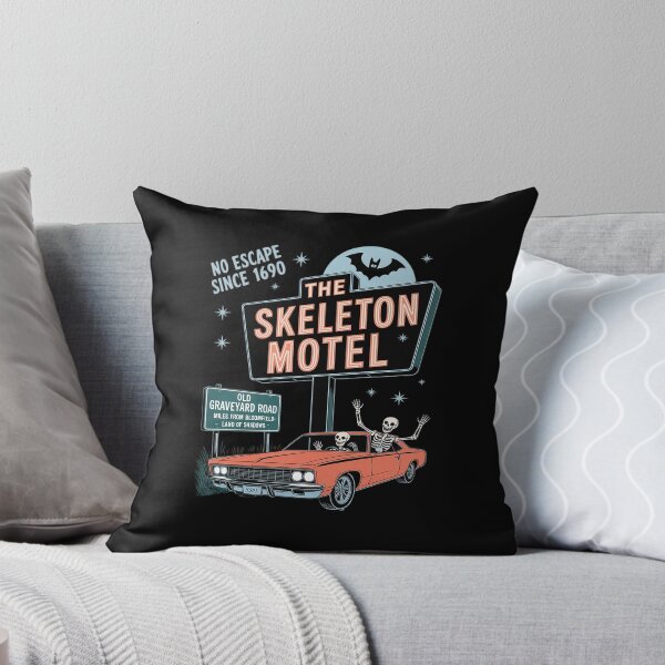 Item preview, Funny The Skeleton Motel Graveyard Spooky Halloween designed and sold by LeeEvans222.
