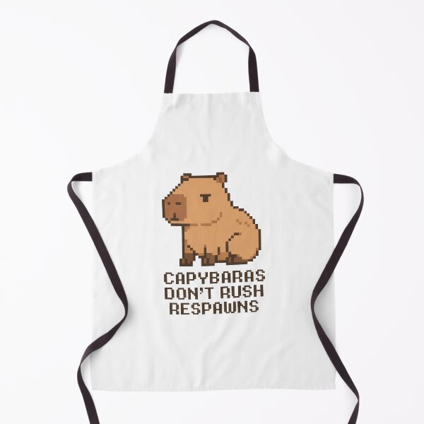 Item preview, Pixel Capybara – Don’t Rush Respawns – Funny Gamer Capybara Design designed and sold by RetroPop23.