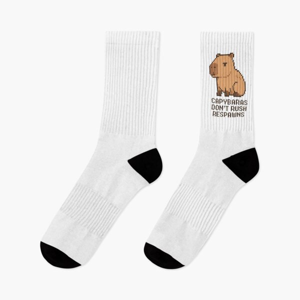 Item preview, Pixel Capybara – Don’t Rush Respawns – Funny Gamer Capybara Design designed and sold by RetroPop23.