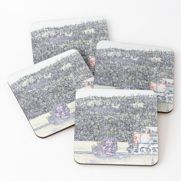 Item preview, Train Meets Trees designed and sold by gracelolbunny.
