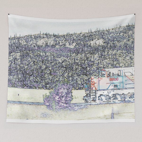 Item preview, Train Meets Trees designed and sold by gracelolbunny.
