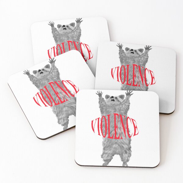 Item preview, Violence Racoon  designed and sold by PissKind.
