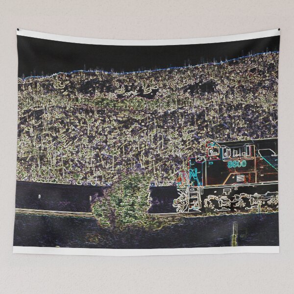 Item preview, Train Meets Trees designed and sold by gracelolbunny.
