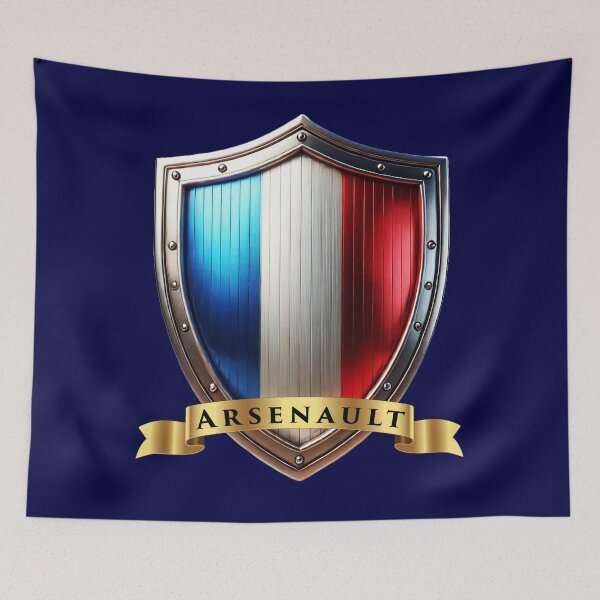 Artikelvorschau, Wappen des Arsenault-Erbes, Frankreich-Schild entworfen und verkauft von Highlandkings.